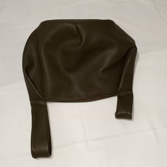 THE DROP SMALL TOTE HANDBAG WITH INTERLOCKING HANDLE OLIVE GREEN WOMEN - Picture 3 of 5